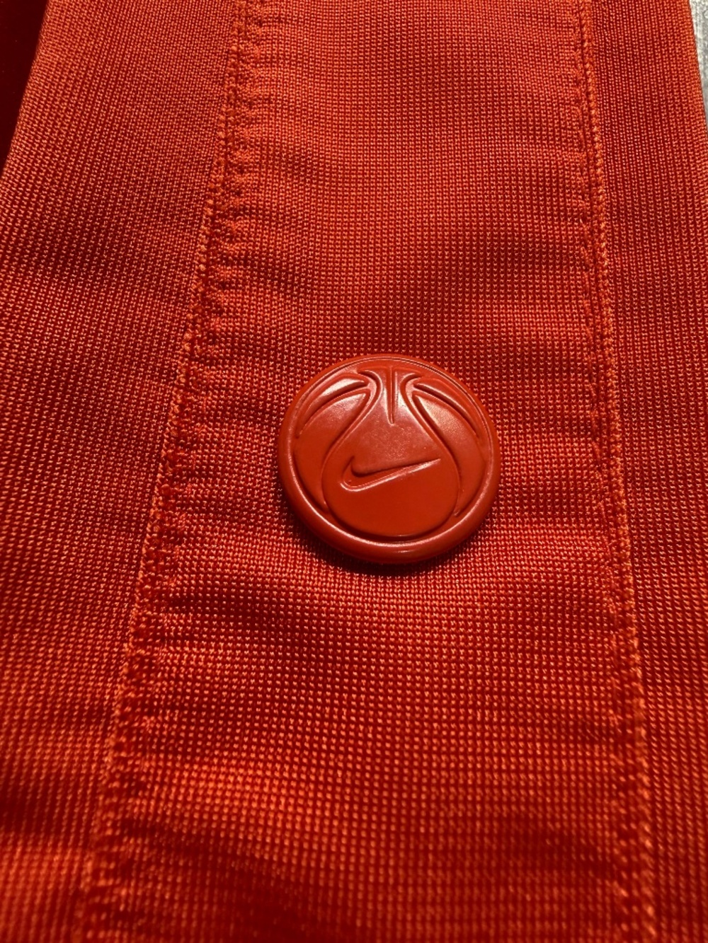NIKE Vintage Tear-Away Basketball Pants Dazzling Orange Y2K era - Picture 3 of 16